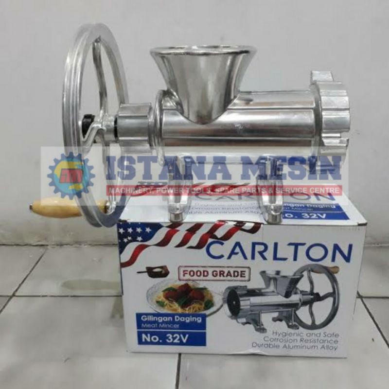 GILINGAN DAGING 32 STAINLESS STEEL MANUAL GILING BAKSO CARLTON