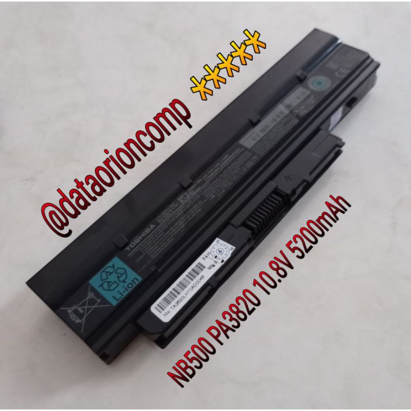 Baterai Battery TOSHIBA PA3820 PA3821 NB500 NB505 NB520 T210 T215