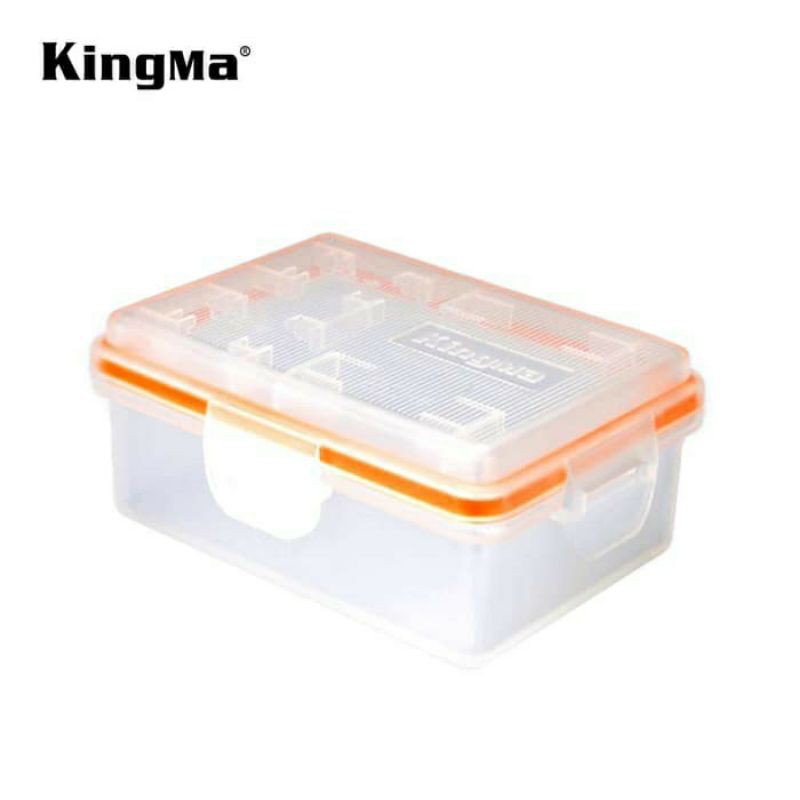 Kotak Baterai KINGMA for LP-E6 / LP-E8 etc - Battery &amp; Memory Box Case