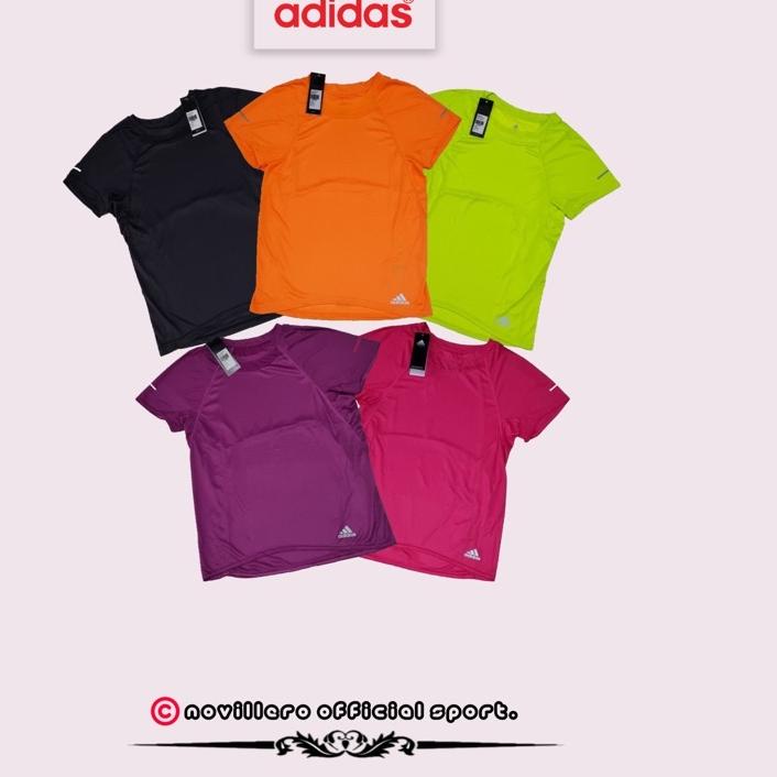 New - Adidas Kaos Olahraga Wanita Running Senam Gym