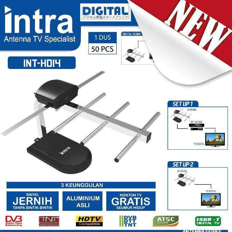 Promo Antena Tv Digital Indoor Merk Intra