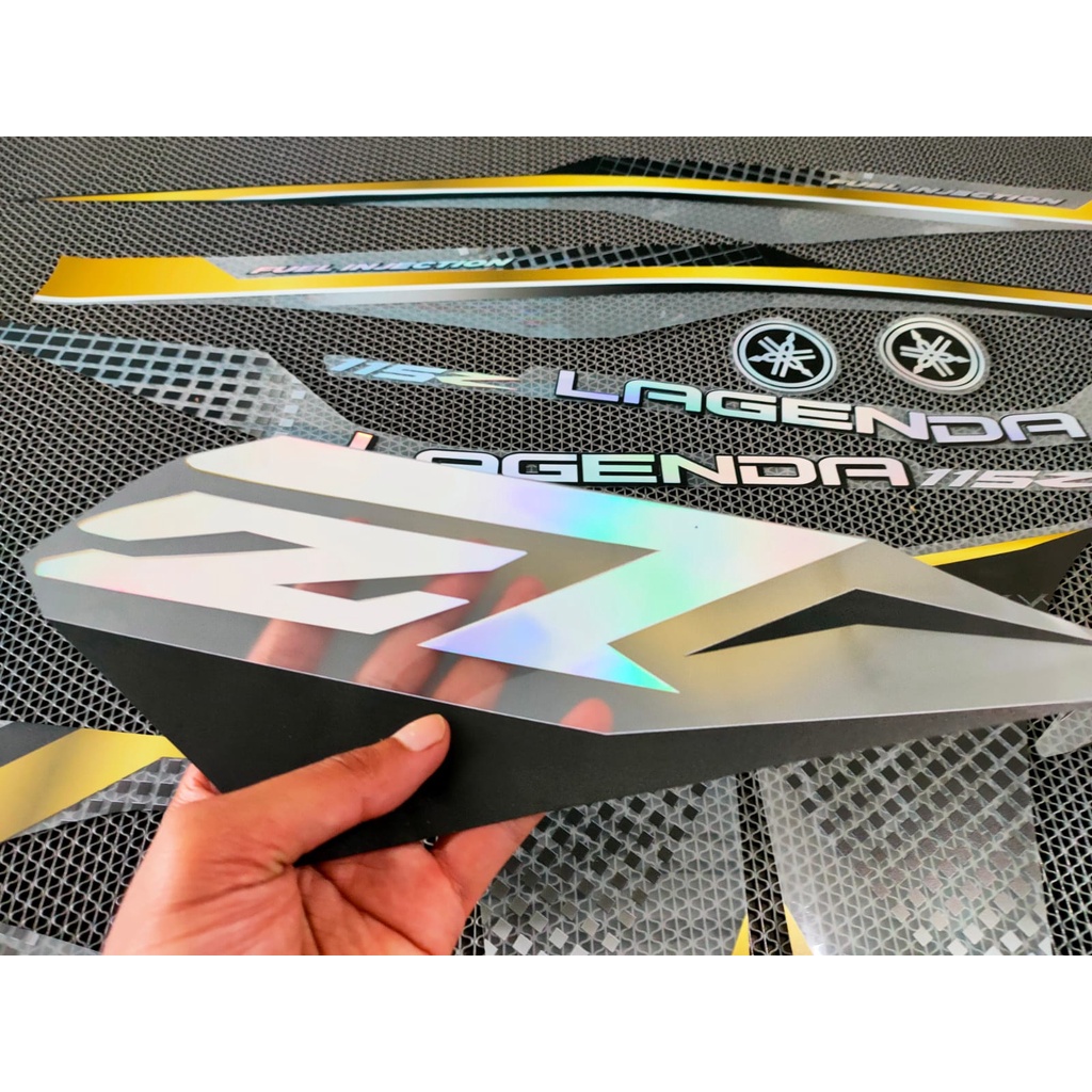 STRIPING TRANSPARAN JUPITER Z1 LAGENDA 115Z GOLD KARBON