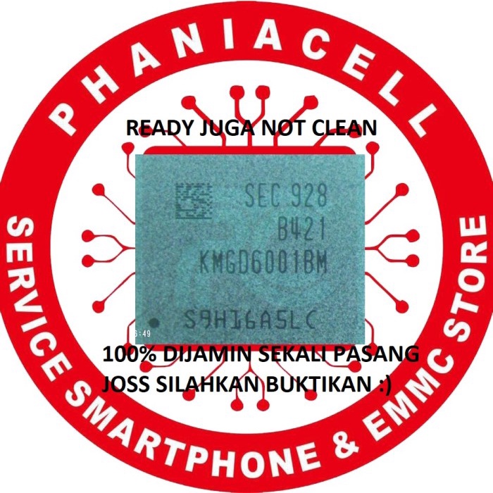 IC EMMC KMGD6001BM-B421 RAM3G 32GB DIJAMIN TESTED