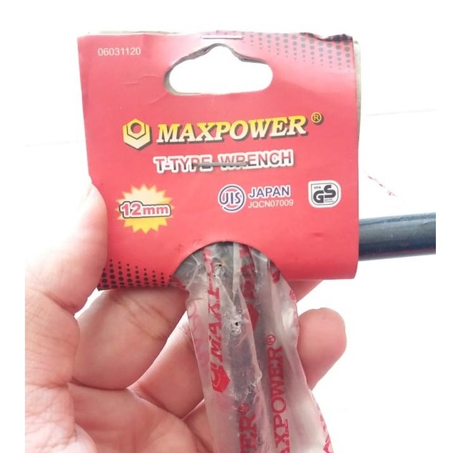 Kunci T Maxpower / Kunci Sock T  Maxpower 12 mm