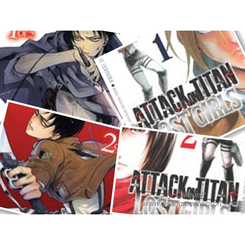 Attack On Titan Lost Girl 1-2 & No Regret 1-2 Tamat READY STOK