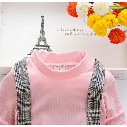 [Brandedbaby] DRESS ANAK PEREMPUAN IMPORT / OVERALL ANAK PEREMPUAN IMPORT LENGAN PANJANG GIRL FASHION