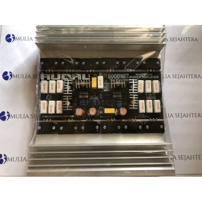 Power Amplifier Mono 8000W 3 Tingkat TR Sanken A1216 C2922 6 Set “RUDAL”
