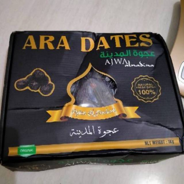 

Kurma ajwa Al Madinah 500gr dus random