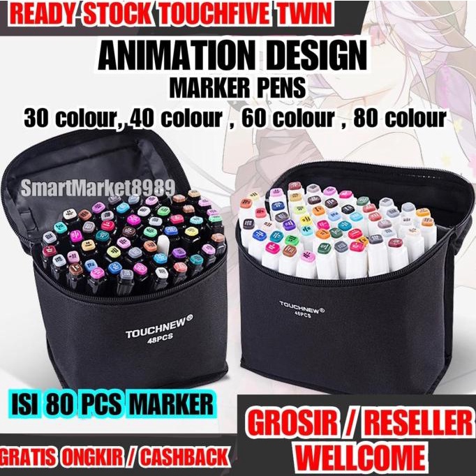 

TouchFive Marker / Twin Marker Sketsa Drawing /Animation Sketsa Marker