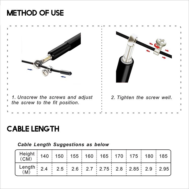 Premium Skipping Rope Lompat Tali Speed Rope crossfit 3 meter with bearing