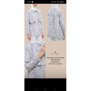 Ruby Shirt - KlambyWarna: Ocean Blue