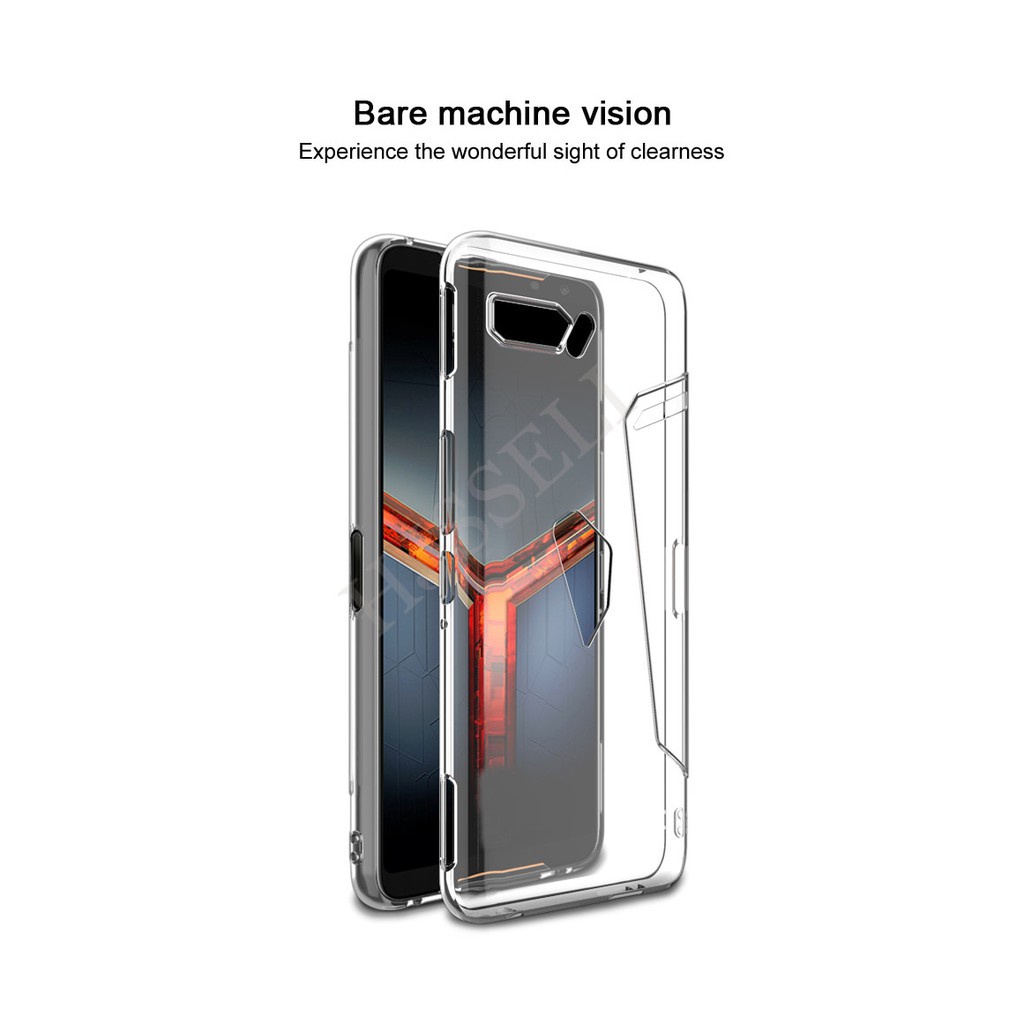 Case Clear Asus Rog 2 3 5 6 6 pro Silicone Transparan Ultra Thin Casing Softcase Premium Cover Phone