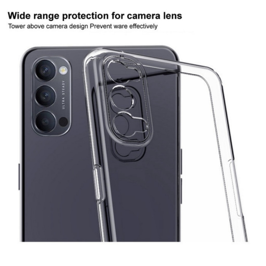 ultra Clear Case OPPO RENO 4 Case Cover Casing Bening Transparant