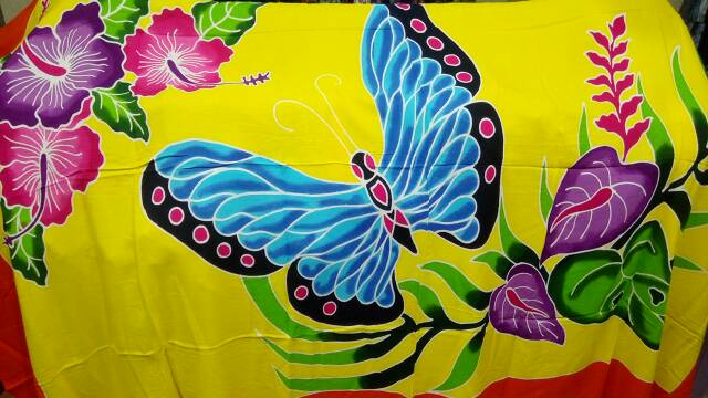 SALE Kain Pantai Halus Super Jumbo Motif Butterfly