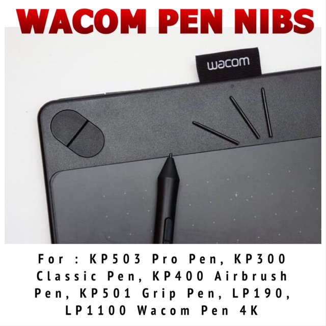 WACOM PEN NIBS REPLACEMENT for BAMBOO / ONE / INTUOS / CINTIQ / CTE / MTE / CTL / CTH mata pen nibs