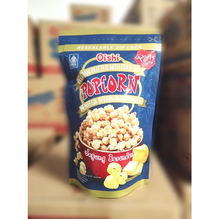 Jual Oishi Popcorn Camilan Snack Jagung Pop Corn Mentega Belgia Gram Murah Shopee Indonesia