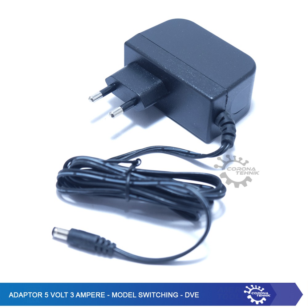 Adaptor 5 Volt 3 Ampere - Model Switching - DVE