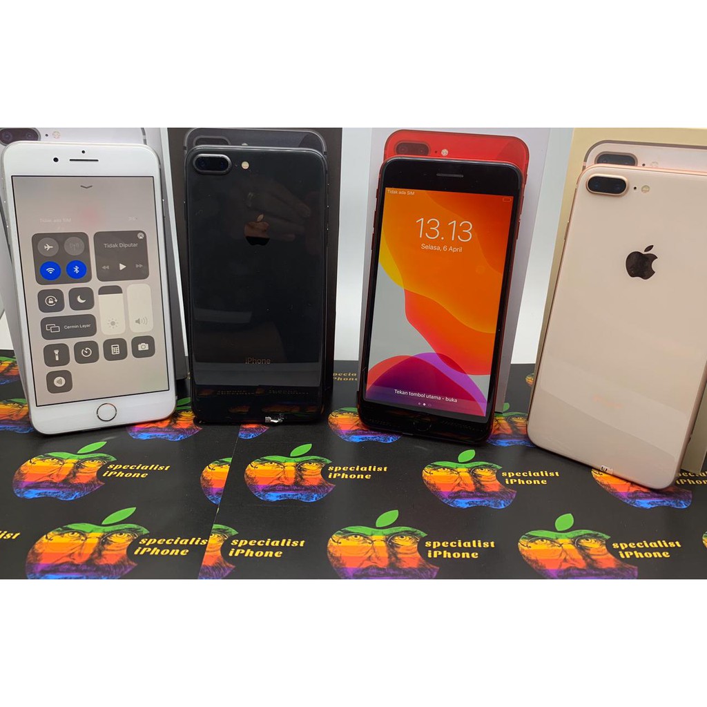 Jual IPhone 8 Plus 64Gb 256gb Fullset Ex Inter Original Dijamin Lcd ...