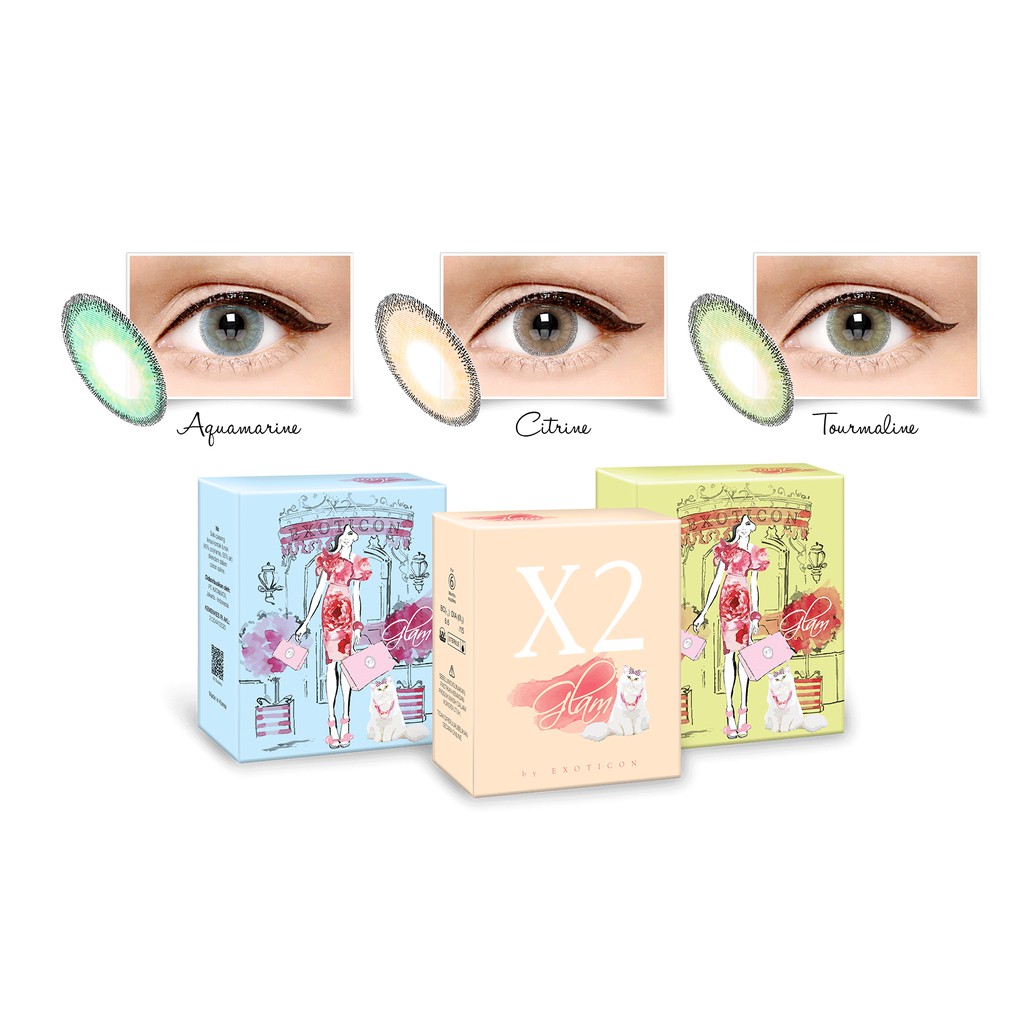 softlens x2  Softlens X2  Glam by Exoticon soflens softlen softlent 