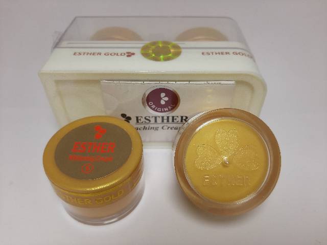 CREAM ESTHER GOLD WHITENING SM ORIGINAL BOX MIKA