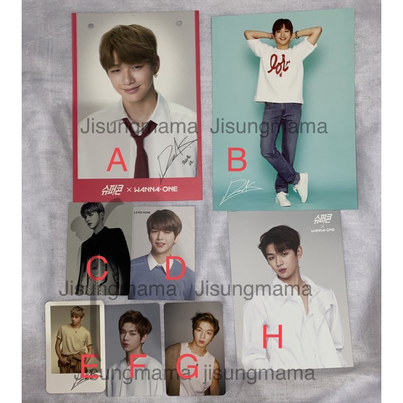 (baca desk) Kang Daniel Official Photocard postcard