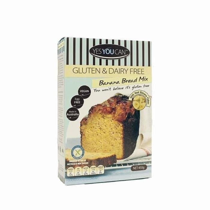 

YES YOU CAN GLUTEN FREE BANANA BREAD MIX 450G - PREMIX ROTI SEHAT