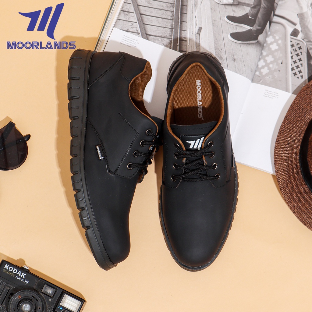 ORIGINAL MOORLANDS SEPATU PRIA KASUAL SEPATU KERJA KANTOR SEMI FORMAL PRIA SEPATU SANTAI PRIA