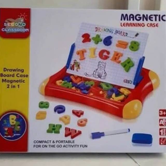 

Papan Tulis /Magnetic Learning Case, Drawing Board Case Magnetic 2 in 1
