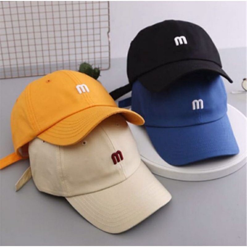 Topi Baseball Tali Ring Besi Bordir M Pria Wanita Dewasa