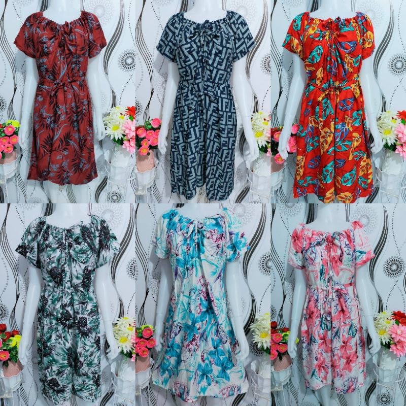 dres Sabrina/ daster serut/dres Bali