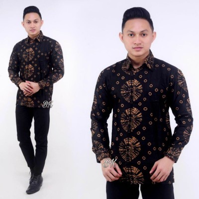 Kemeja Batik Pria Lengan Panjang | Baju Batik Motif Lawasan | Seragaman Batik Pekalongan