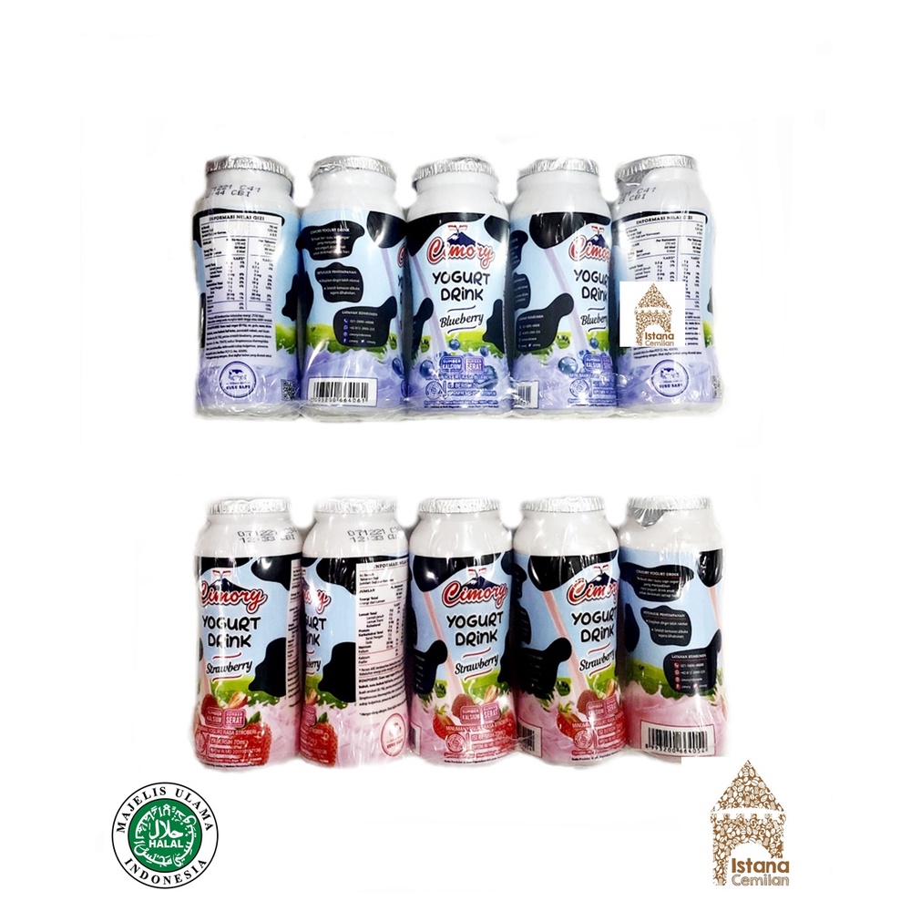 Cimory Yogurt Drink Botol Mini Yoghurt 65 ML (isi 5 botol)