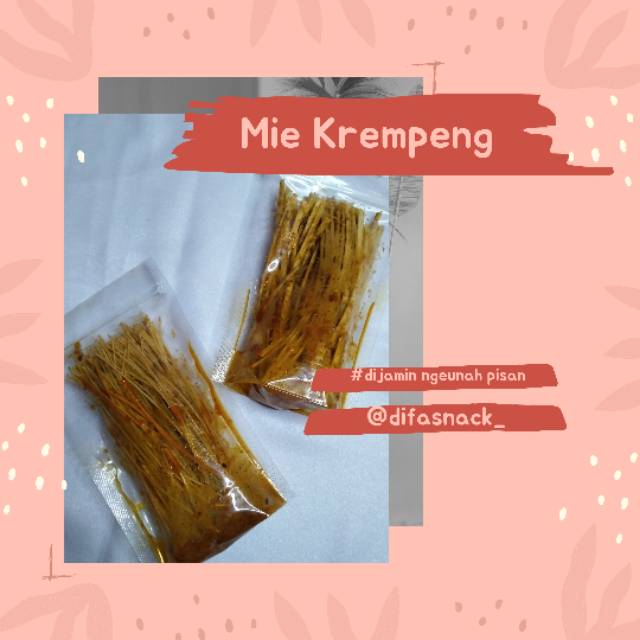 

Mie Krempeng Cemilan Seuhah