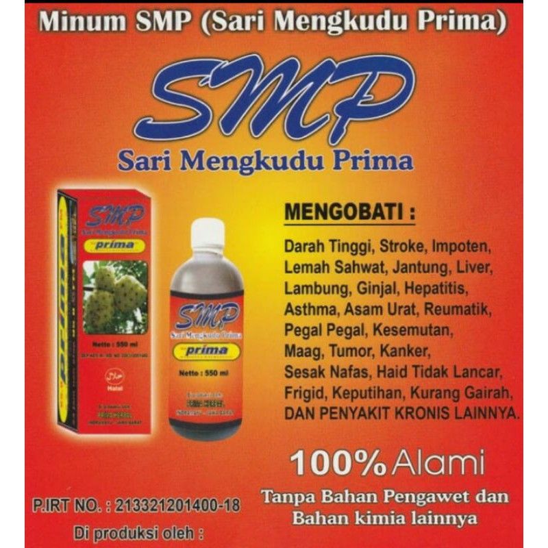 SARI MENGKUDU PRIMA 500 ml - Obat Darah tinggi - Kolesterol dll