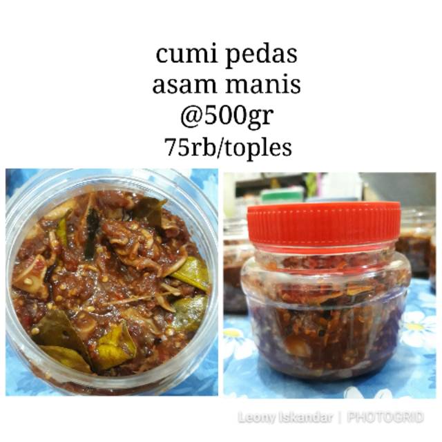 

Cumi pedas asam manis