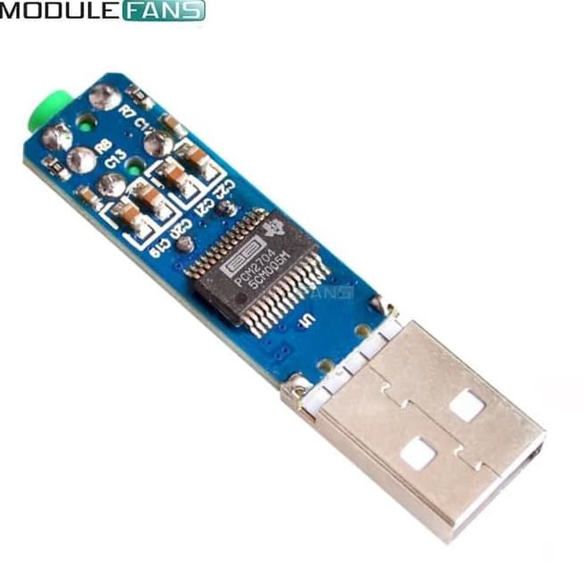 Jual PCM2704 USB Sound Card Digital HiFi Audio Decoder DAC Module