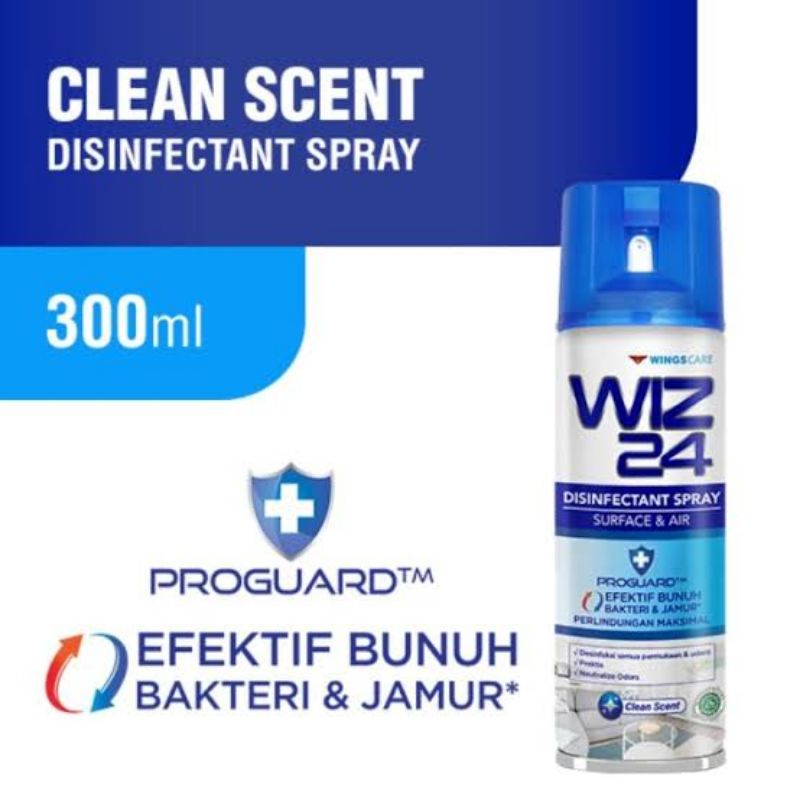 Wiz 24 disinfectant spray aerosol 300 ml/ spray 450 ml /refill 400ml