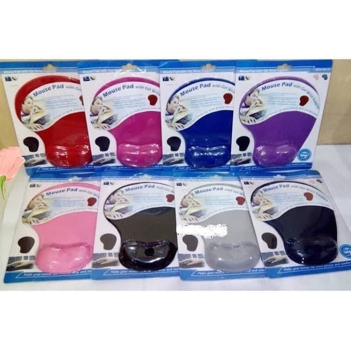 Mouse Pad Bantal Tebal Mousepad Nyaman Bagus Warna With Gel