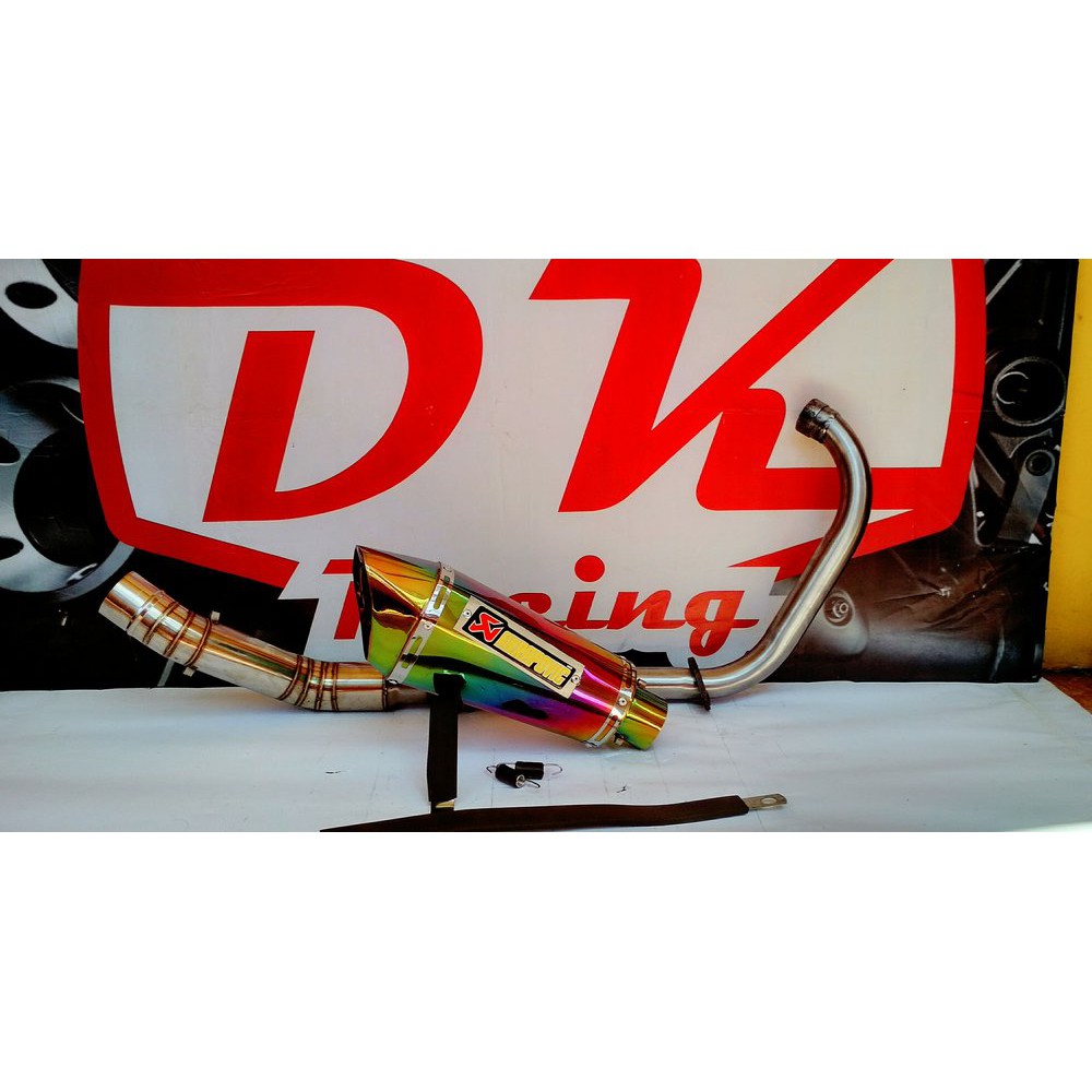 knalpot Racing Yamaha all new R15 v3 Akrapovic SHORT full bac 80