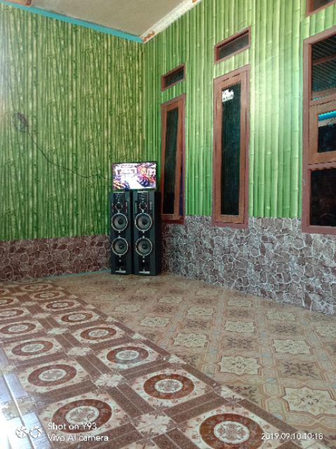 Wallpaper Dinding Murah Kamar Tidur Bambu 3d Hijau Terlaris Termurah Best Seller Elegan Minimalis