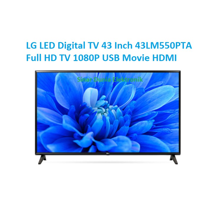 LG LED Digital TV 43 Inch Full HD USB Movie HDMI 43LM5500PTA 43LM55