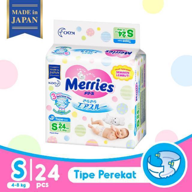 

MERRIES S 24 TAPE - PEREKAT PREMIUM