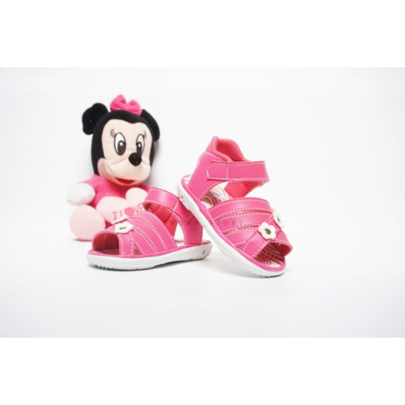 TERBARU!! SEPATU SANDAL ANAK CEWEK BUNGA USIA 1-3TAHUN