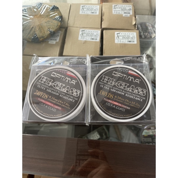 SENAR OPTIMA HICLASS lengkap ukuran FLUOROCARBON