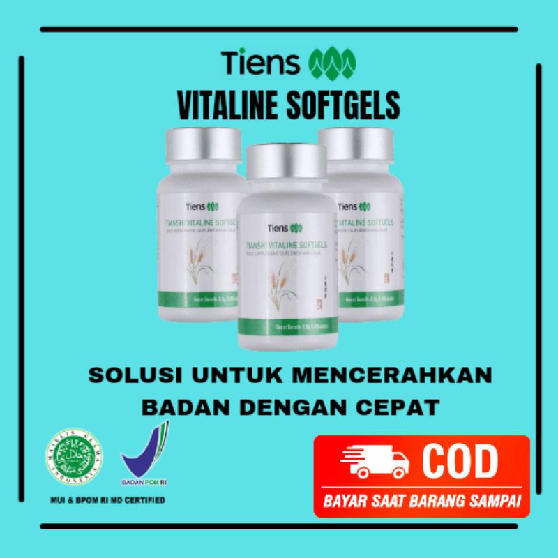 TIENS VITALINE SOFTGELS PEMUTIH BADAN TERBAIK