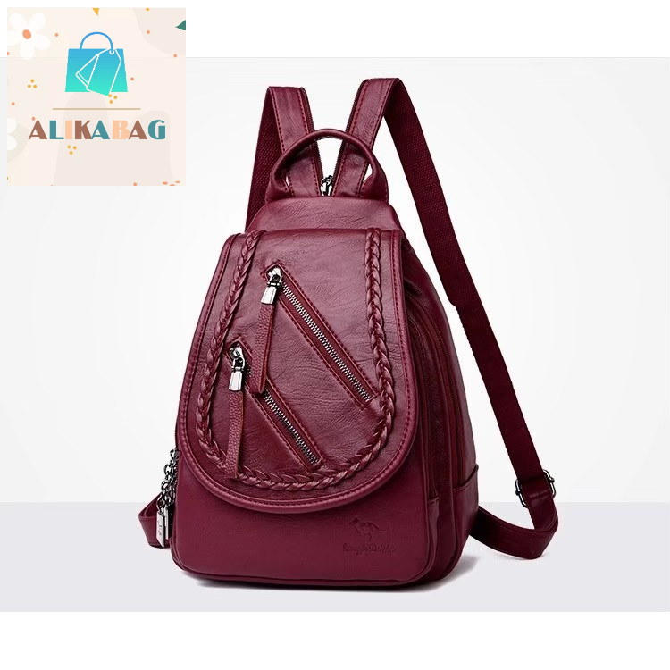 ALIKA BAG - Tas Ransel Fashion Wanita Desain Casual