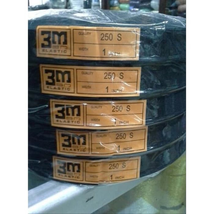 

KARET ELASTIK 3M PER ROLL / KARET / KARET ELASTIS 2 1/2 CM 1