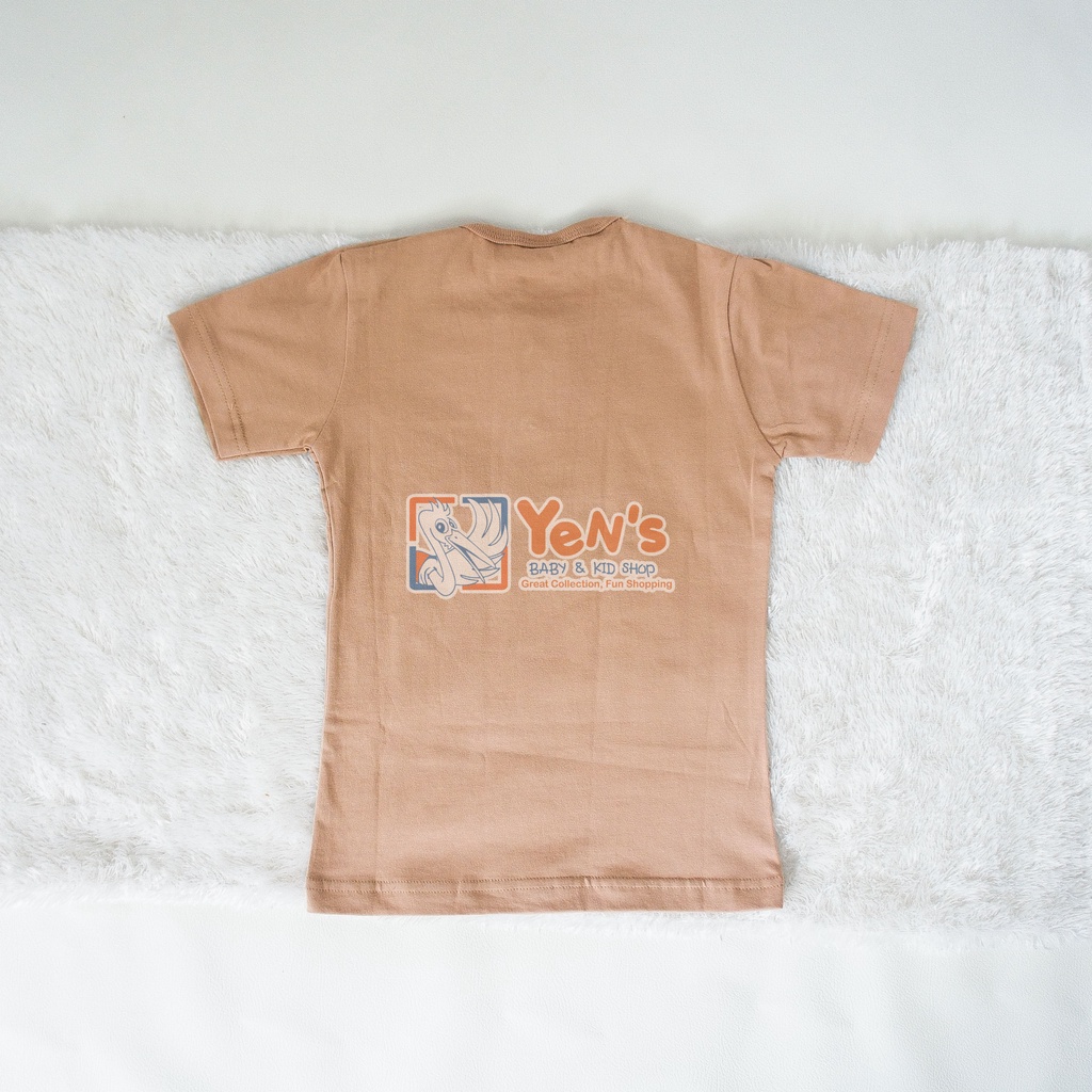 LITTLE LUAN - Kaos Anak Kancing Premium (Wooden Buttons) Unisex