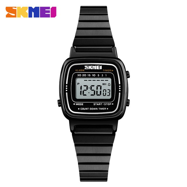 Jam Tangan Digital Wanita - 1252 - Black - EMWSC9BK SKMEI