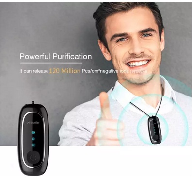 Air Purifier Kalung Mini Personal Portable / Air purifier necklace freshener ionizer